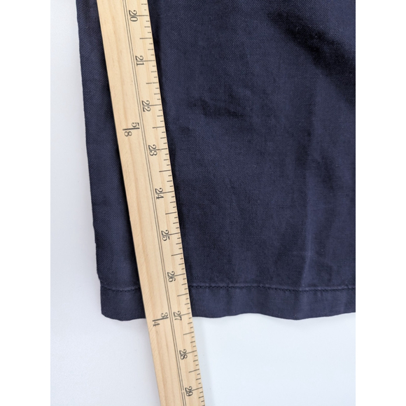 Outerknown S.E.A. Long Sleeve Organic Cotton Linen Jumpsuit Navy Sz L Coverall - Picture 11 of 11